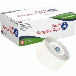 Dynarex Cloth Surgical Tape, 1"W x 10 yards, Pack of 144