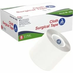 Dynarex Cloth Surgical Tape, 2"W x 10 yards, Pack of 72