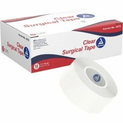 Dynarex Transparent Surgical Tape, 1"W x 10 yards, Pack of 144