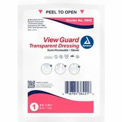 Dynarex View Guard® Sterile Transparent Dressings, 2-3/8"L x 2-3/4"W, 400 Pcs